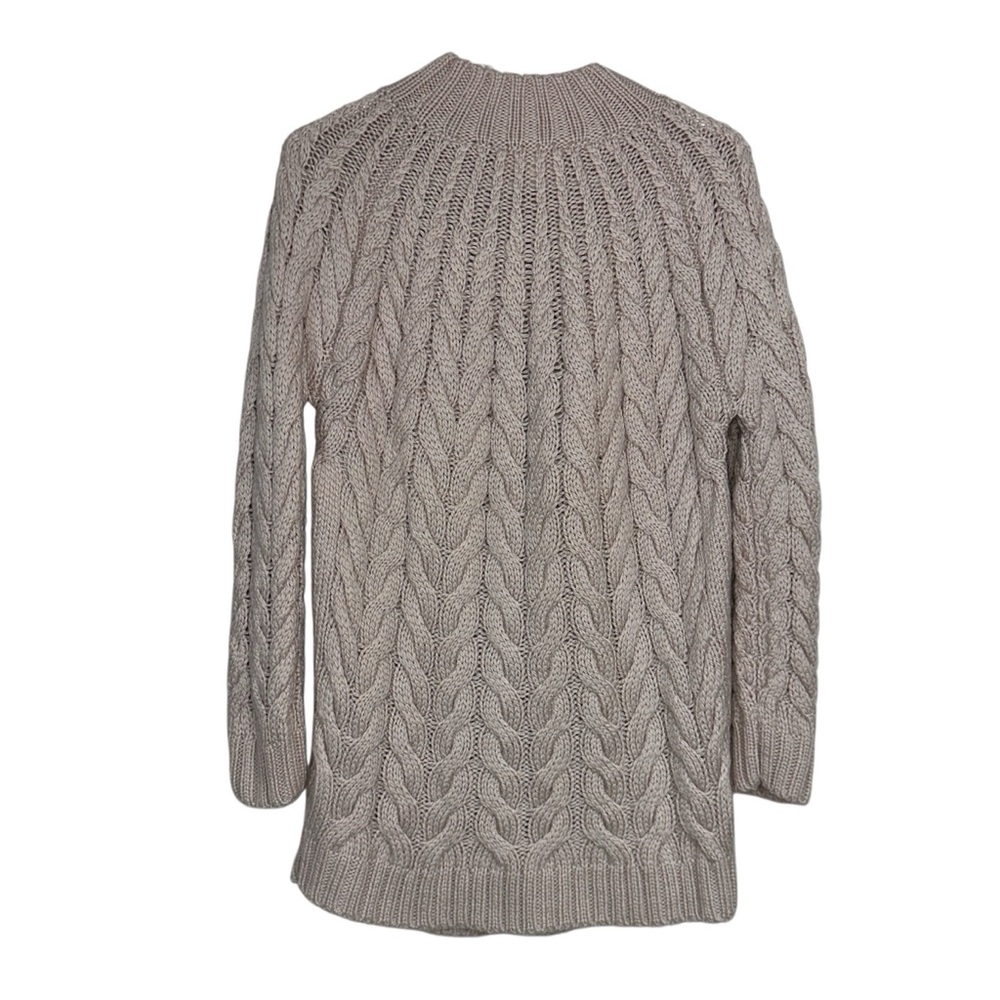Sezane 100% Merino Wool Natural Drew Sweater Dress - Picture 6 of 11